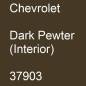 Preview: Chevrolet, Dark Pewter (Interior), 37903.